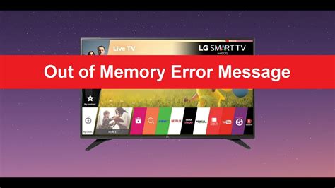 memory card for lg smart tv|LG TV memory issues.